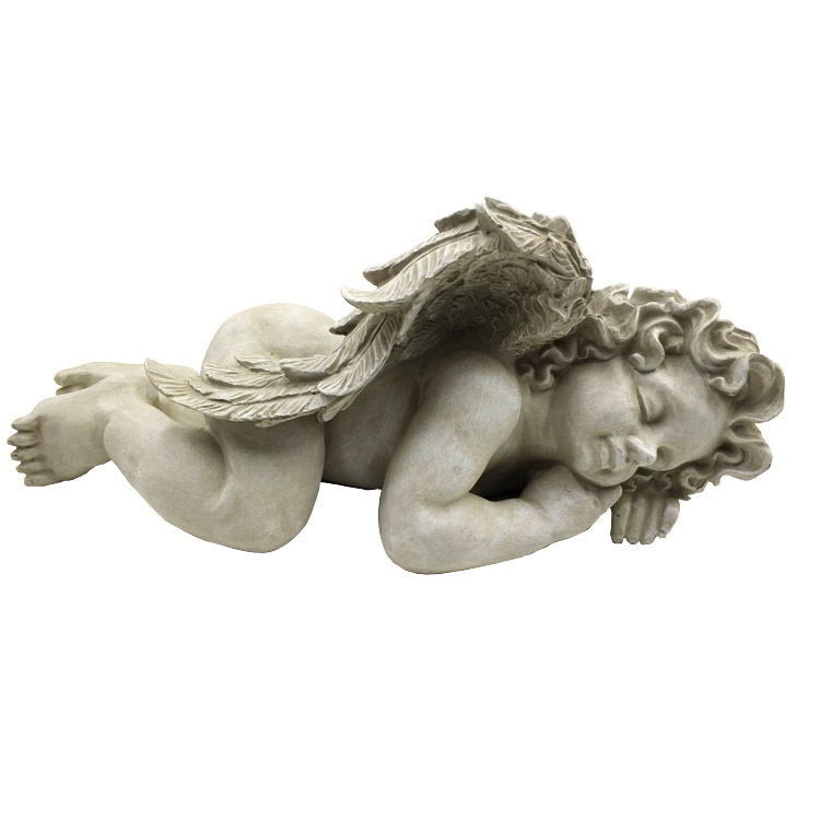 泉州建宏定制款创意家居摆饰欧美沉睡的小天使饰品树脂工艺品摆件