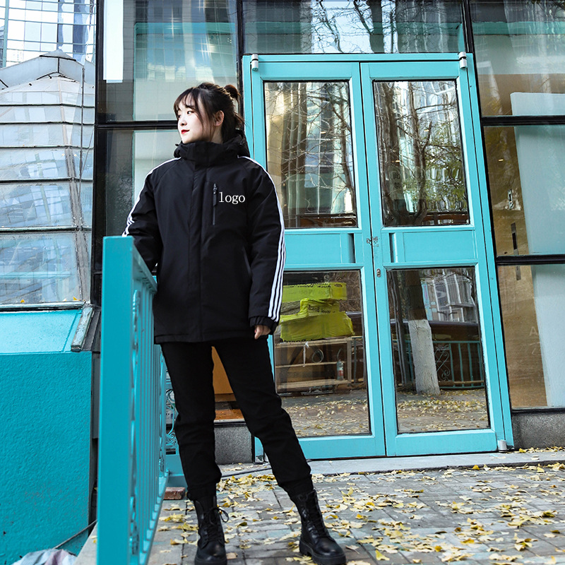 2019冬季新款棉服体院大衣 沈体大衣运动棉衣中长款加厚保暖定制