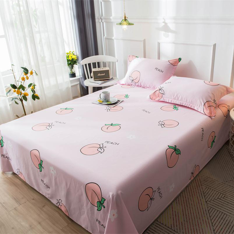 纯棉布床单单人双人全棉被单斜纹棉床单一件代发包邮保密无痕发货