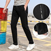 男装2019年春夏新款潮纯棉拉链弹力直筒哈伦卫裤大码运动休闲裤男|ms 男装2019年春夏新款潮纯棉拉链弹力直筒哈伦卫裤大码运动休闲裤男|ms