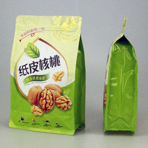 纸皮核桃包装袋干货包装袋坚果包装八边封方包袋