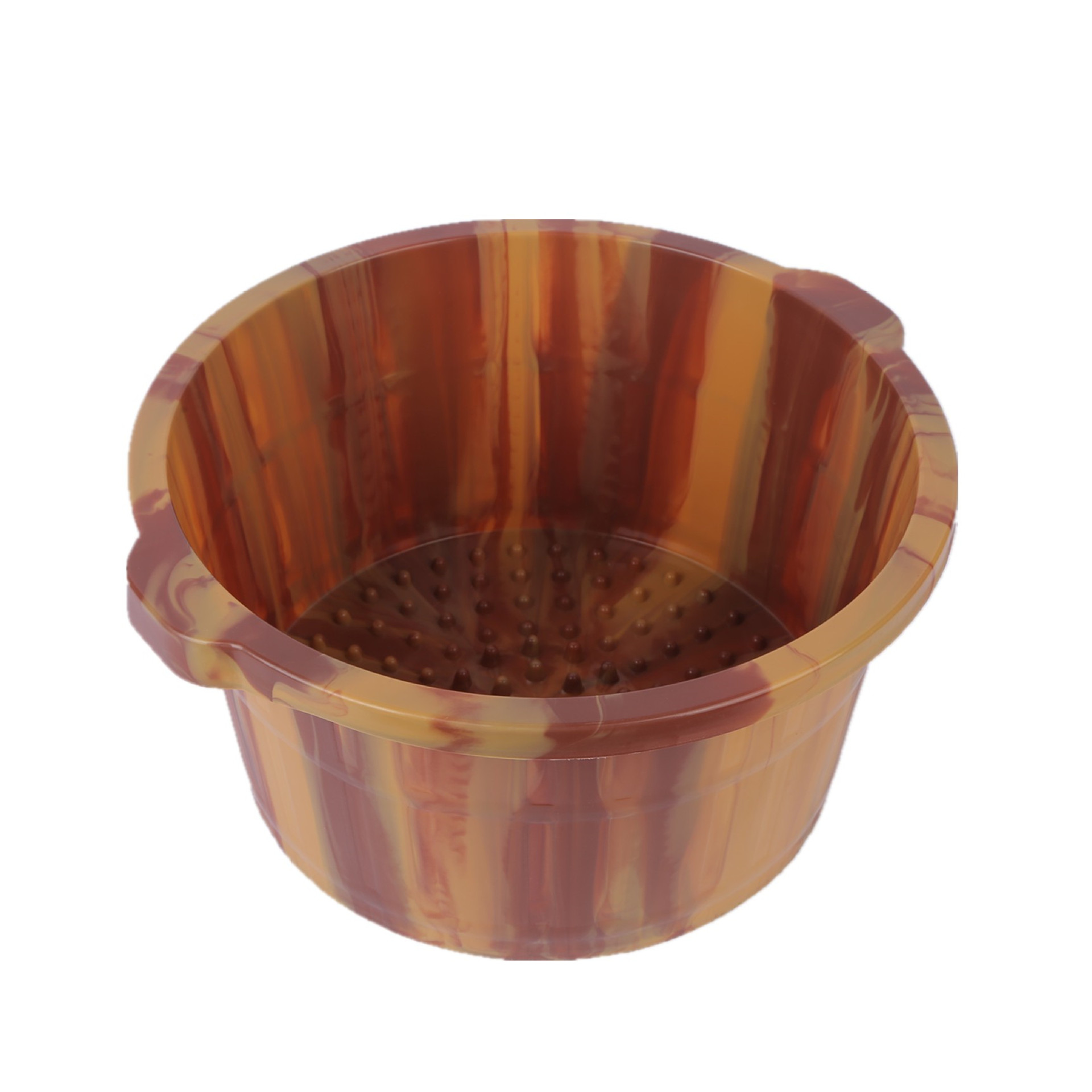 厂家直销十元店泡脚盆洗脚盆足浴盆仿木纹临沂小商品百货批发货源