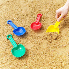 沙滩铲玩具批发儿童糖果色沙铲挖沙工具塑料铲子戏水玩具