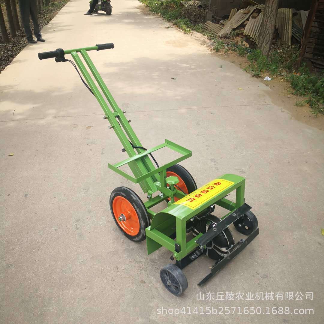 小型手推式电动割草机 48伏果园菜地除草机 多功能农用锄地机