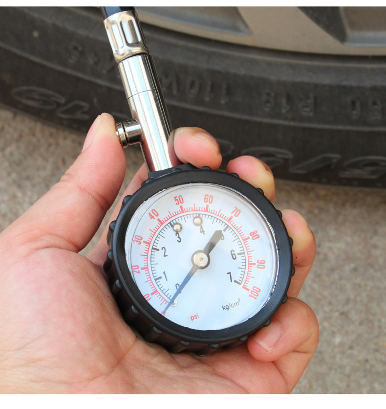 汽车胎压计/气压表26*6cm高精密度胎压表车载电器 车用轮胎检测器