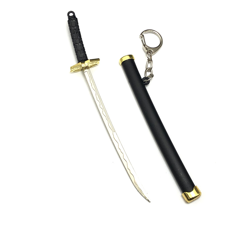 动漫周边海贼王刀鞘刀扣钥匙扣 火影忍者索隆雪走死神兵器挂件