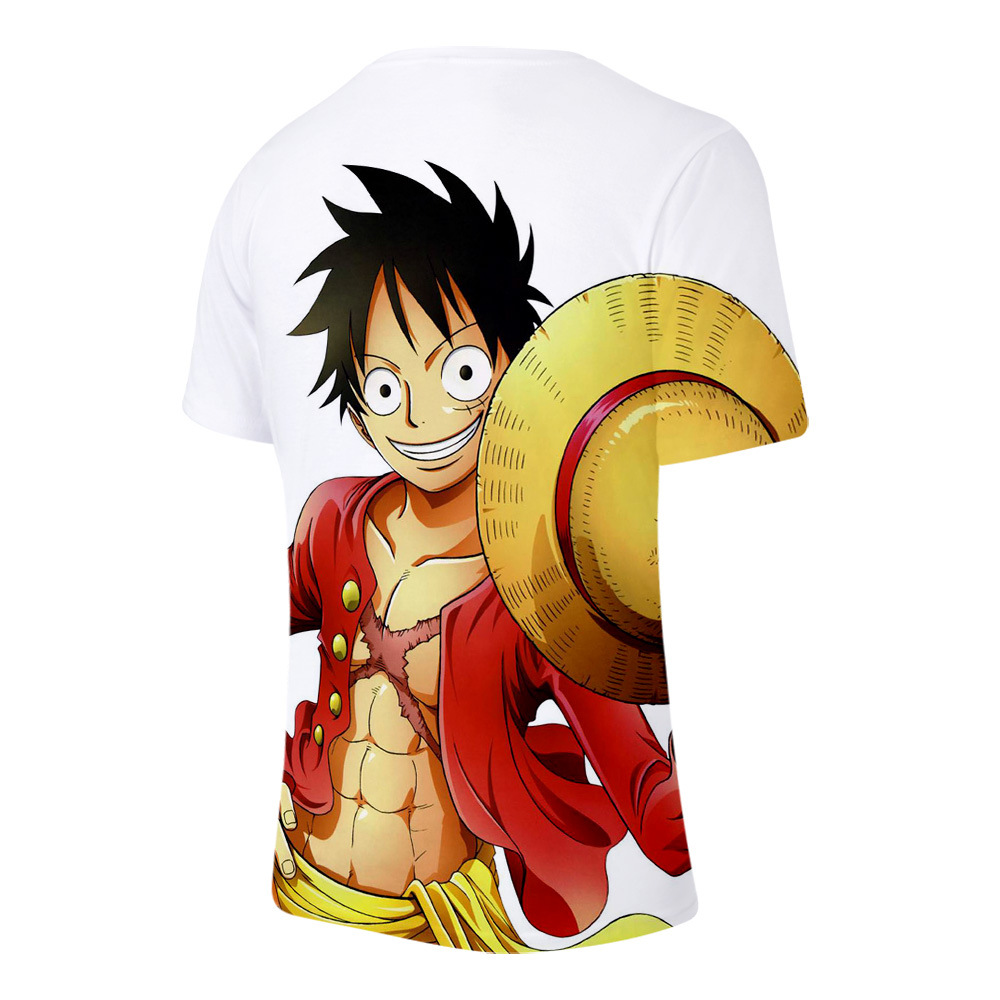 星期五服饰2019 海贼王one pieces动漫周边3d短袖t恤大人款