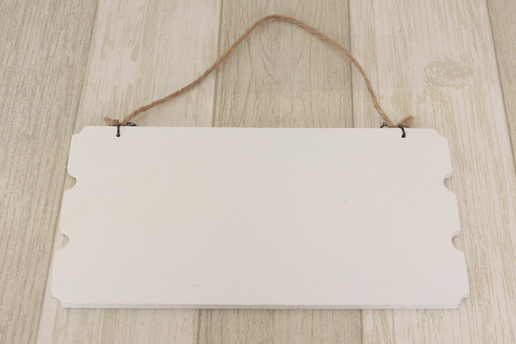 diy实木自写挂牌订制定做小牌子白色手工木牌手写空白板店铺菜牌