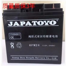 全新东洋蓄电池6-GFM-24 东洋12V24AH铅酸免维护UPS阀控式蓄电池