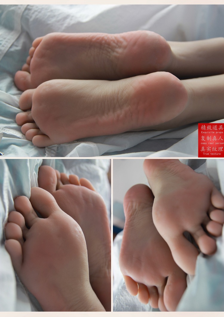 仿真足模真人模特道具模型硅胶倒模女脚模袜子道具丝袜拍照3713