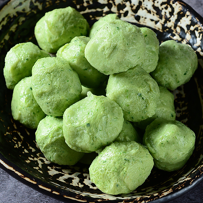 永圆蔬菜丸2500g冷冻食品火锅蔬菜丸子绿色圆子豆捞素食丸菠菜丸