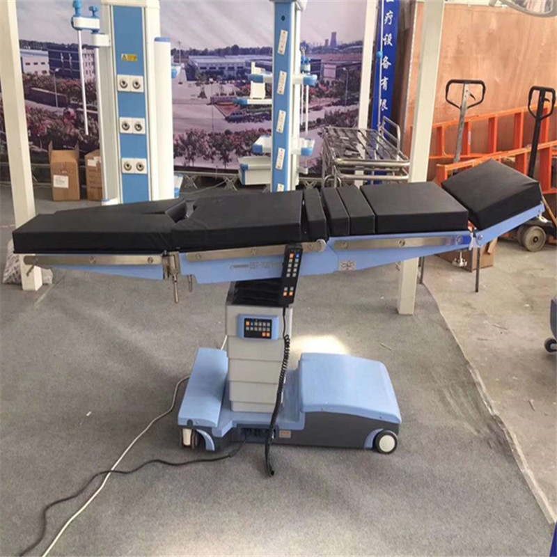 医用多功能进口影像电动液压手术床配合x光c型臂介入平移手术床