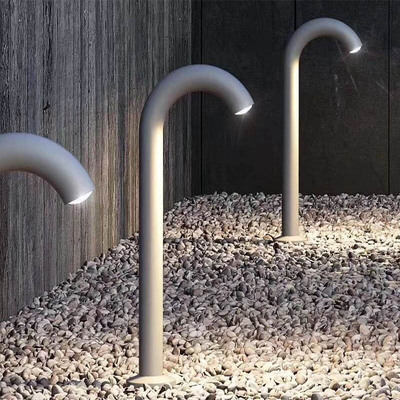 新款创意水管草坪灯户外防水简约现代庭院灯led花园小区矮柱灯