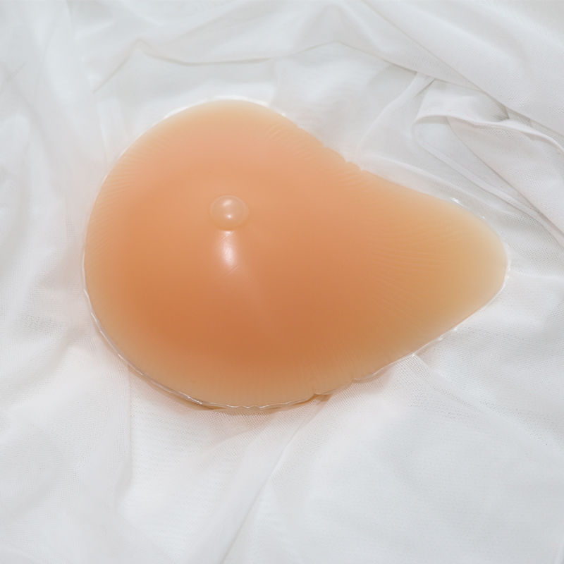新款假乳房硅胶义乳凹底男用伪娘变装术后柔软亲肤假乳房厂家批发