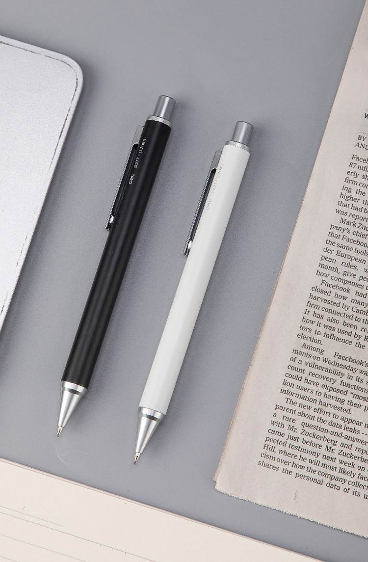 得力s377自动铅笔 0.7mm活动铅笔 金属杆 办公学习绘画自动笔