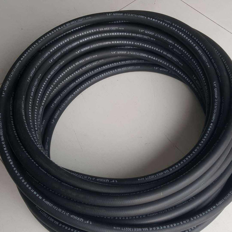 供应高压钢丝编织缠绕橡胶管 高压油管 液压胶管 液压油管