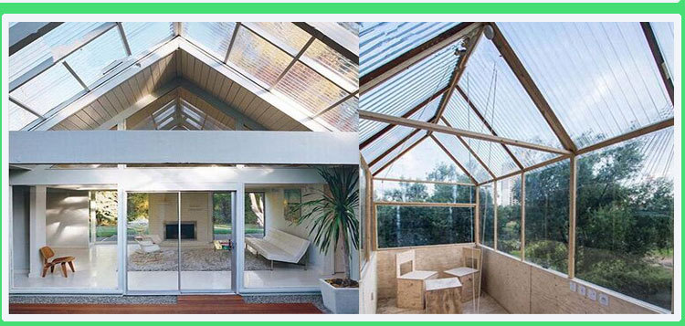 pc透明瓦 840型 彩钢瓦 阳光房屋面采光瓦 透明耐力板瓦波浪瓦