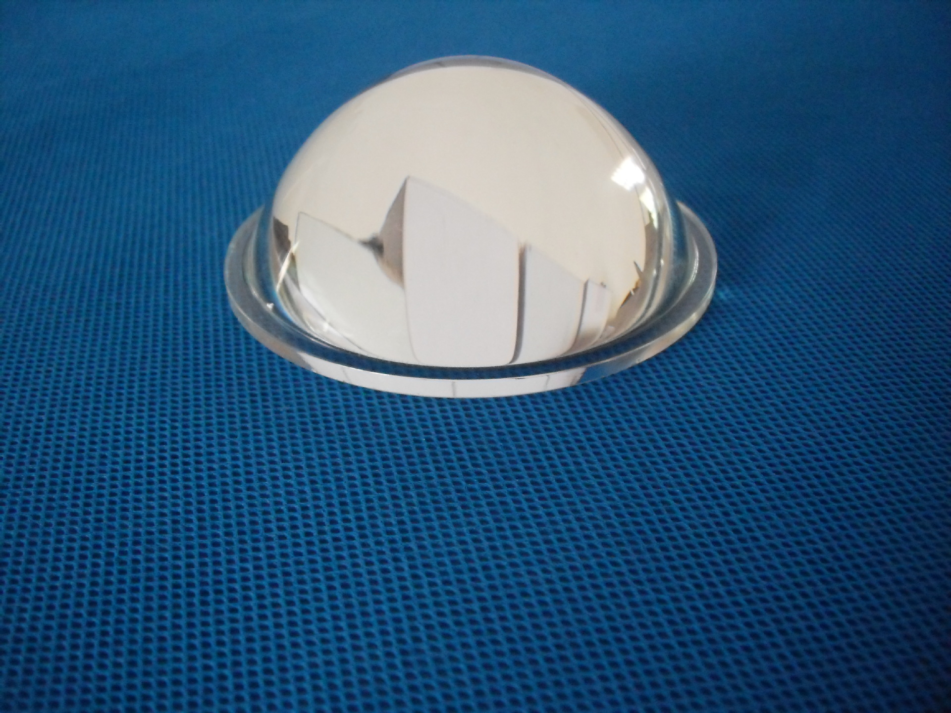 厂家直销玻璃光学大功率集成车灯透镜ys-dt78平面聚光凸透镜批发