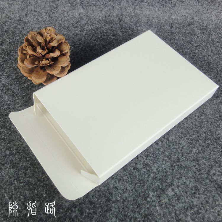 5x1.6cm白卡纸盒 新款上新白盒包装盒 小号扁平盒子