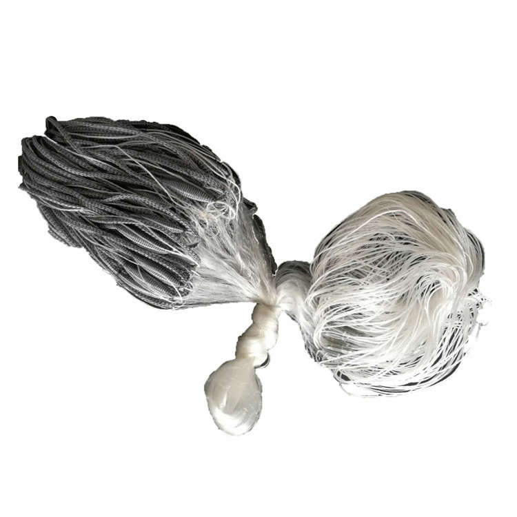 厂家批发出口芬兰网粘网单层渔网三层浮网尖浮挂网1*60米采购价格