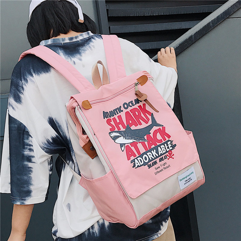 Korean Style Mori Style Ins Japanese Fashion Brand Vintage Style Girl's Schoolbag Simple Campus Backpack Female College Students' Backpack