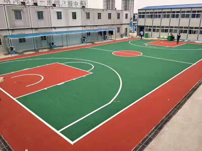 丙烯酸地坪漆 防滑包工包料北京施工 户外篮球场运动场水泥地面漆
