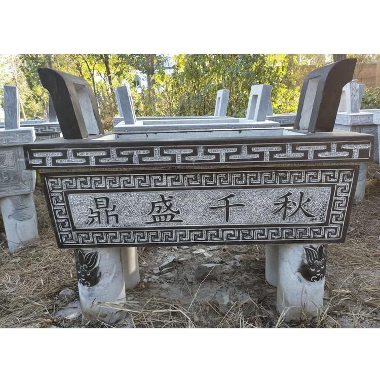 石头宝鼎 寺庙石质香炉宝鼎价格 单位龙雕石鼎图片大全