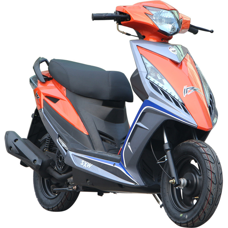 工厂直供战速鬼火摩托车 热销125cc燃油助力踏板车成人两轮车批发