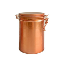 小青柑铁皮茶叶罐 双盖茶叶圆形铁罐金属罐 小青柑包装罐铁罐