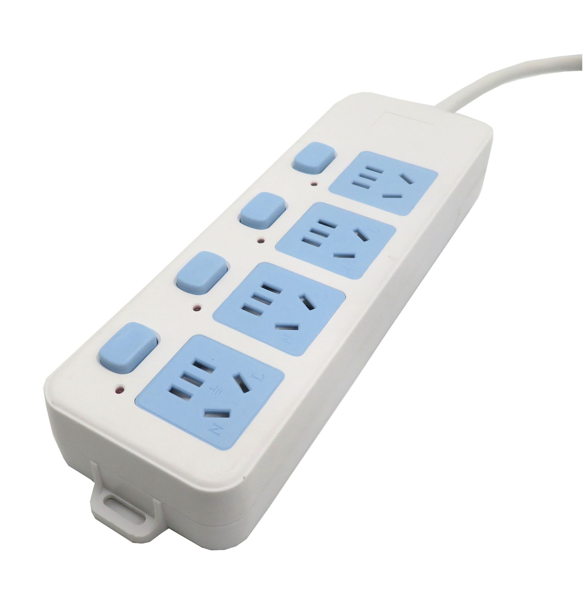 20孔带3米铜线独立开关插座大功率2500w办公智能插座接线板转换器