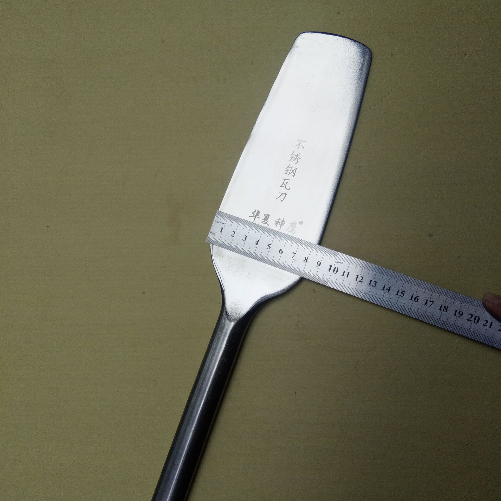 厂家直销不锈钢手工锻打双面砖刀砌墙刀瓦刀工具砍砖泥工瓦刀瓦刀