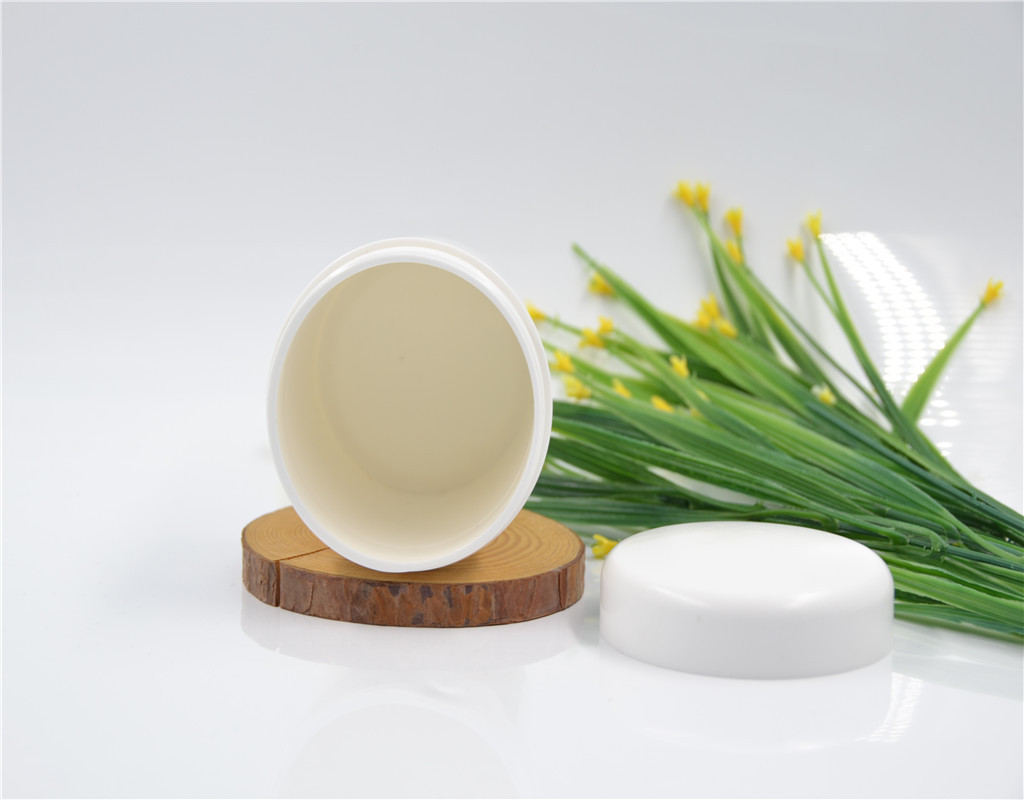 250g可100%降解材质白色pla 旋盖药罐日化用品糖果罐