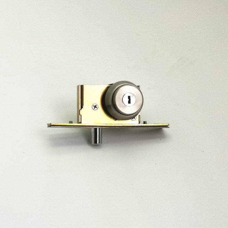 定制单开门地锁推拉门中央锁玻璃门插芯锁带框批发有框玻璃门地锁