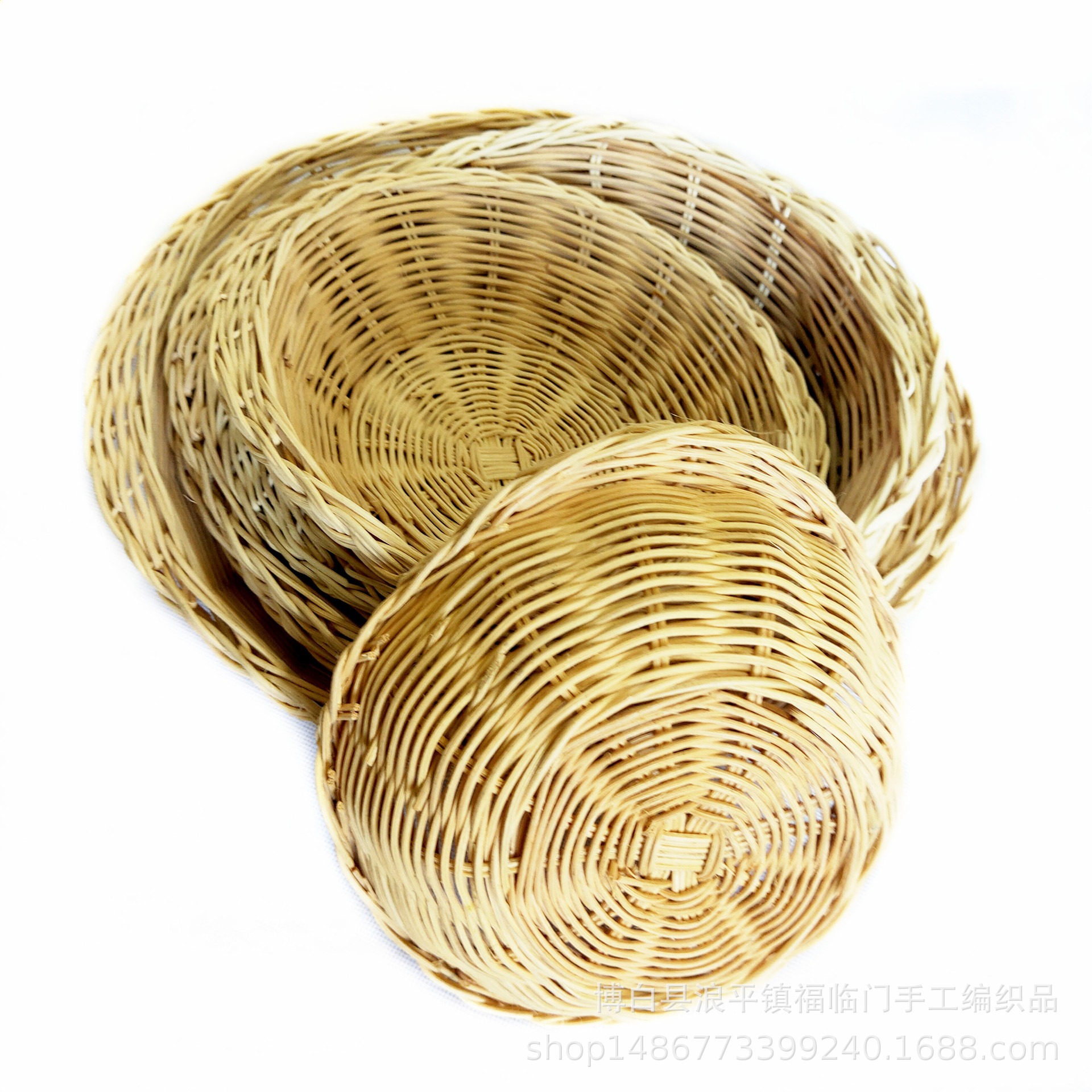 编织工艺品 藤编篮煲仔篮 砂锅煲仔托 隔热篮子 主题餐厅摆件