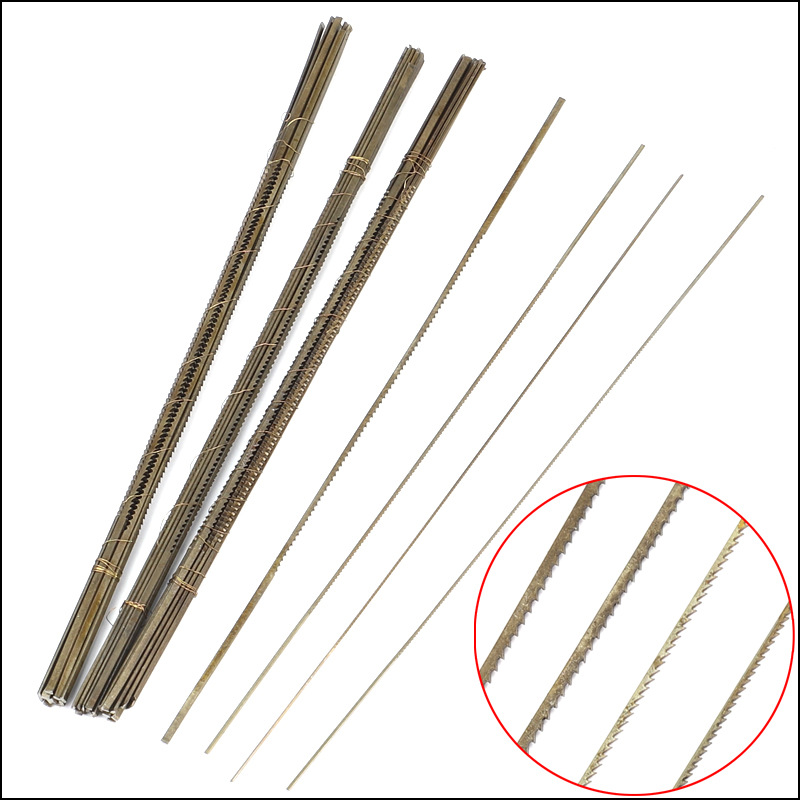 瑞士进口鱼牌线锯条钢丝金银铜首饰diy拉花木工螺旋齿u型锯条