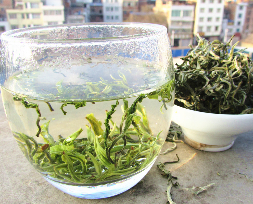 新茶2021春尖茶云南绿茶高山云雾茶明前清香毛尖茶单芽玉螺茶500g