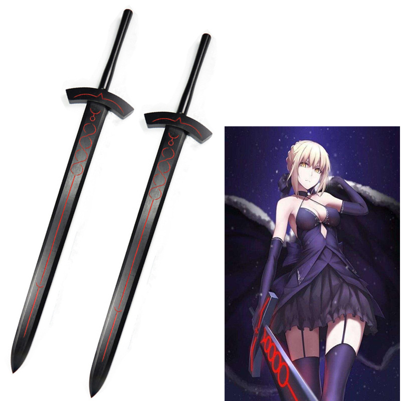 saber剑fate命运守护夜黑化亚瑟王白色胜利誓约之剑cosplay木制款