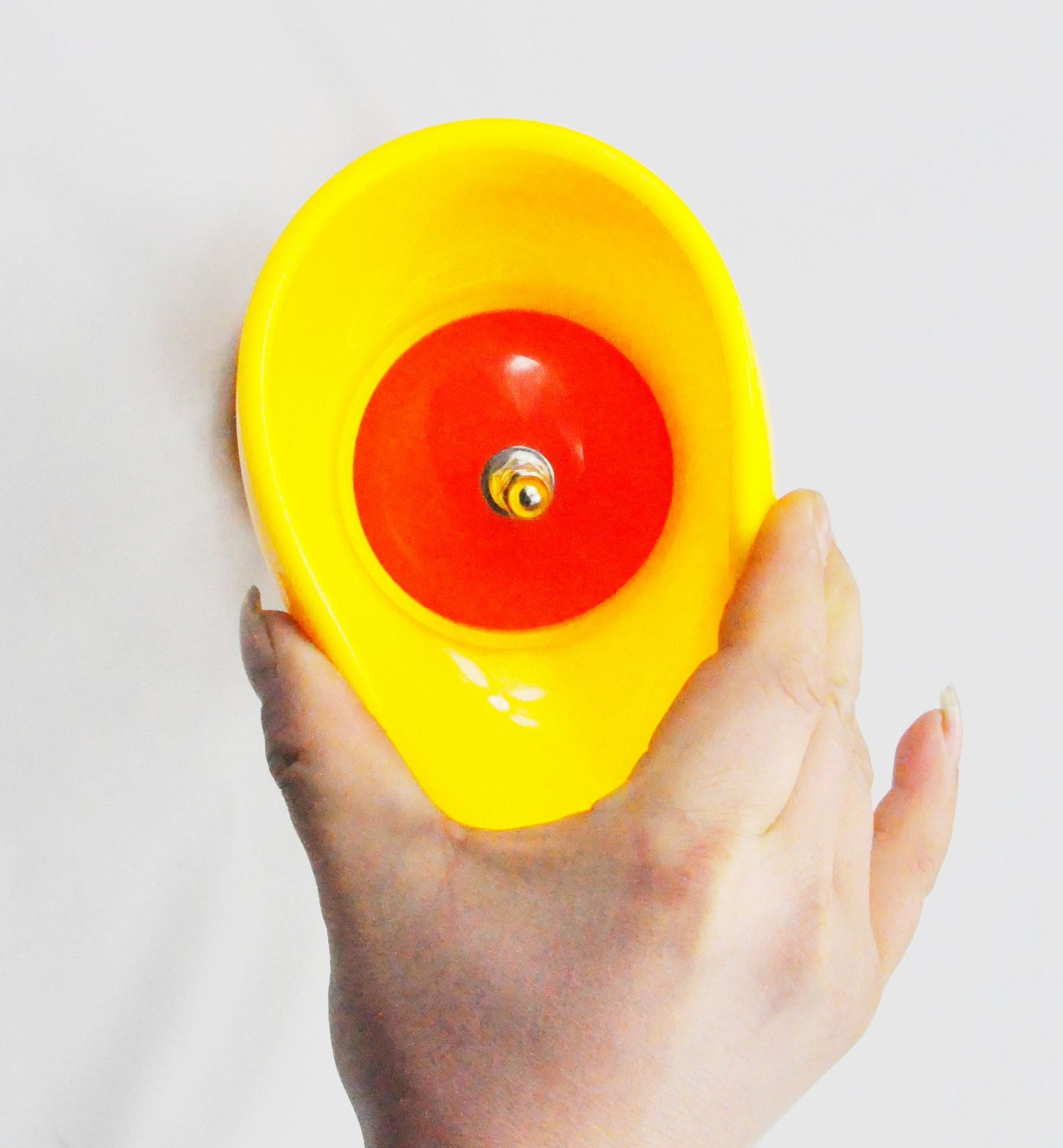 软胶皮碗形定轴双头空竹花样双轮抖杆初学生儿童扯铃防摔健身器材