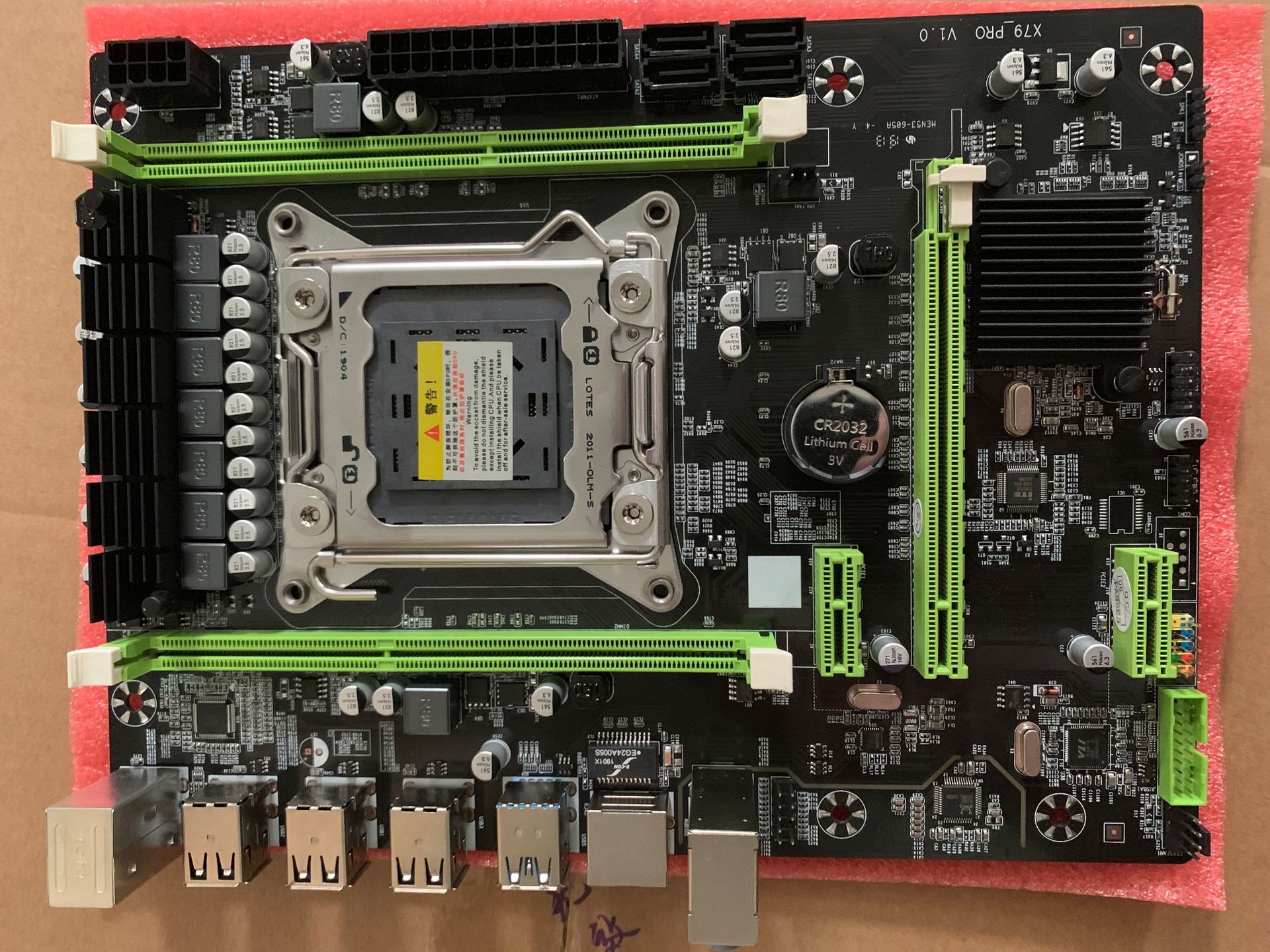 全新x79电脑主板lga2011豪华大板 支持e5 i7八核cpu服务器内存