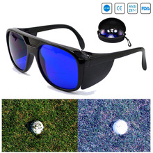产地货源高尔夫球童护目镜 侦探眼镜防红光紫外高尔夫捡球眼镜