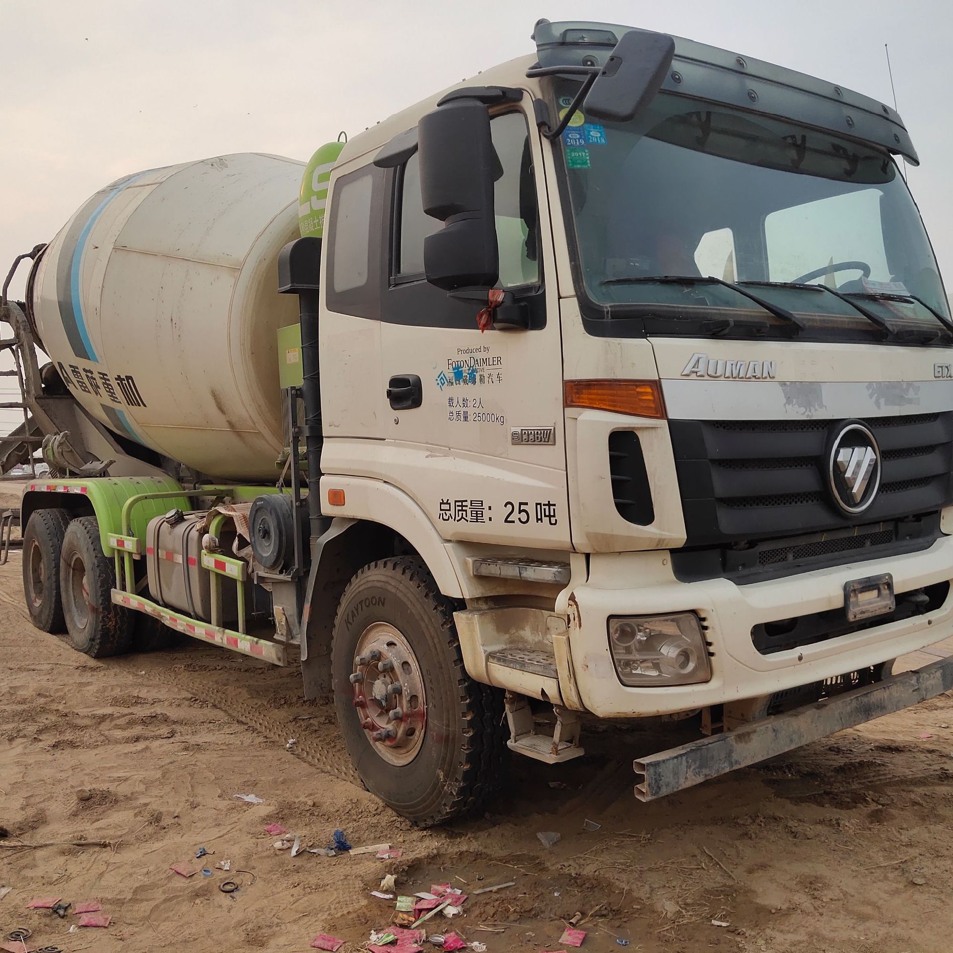 定金 二手混凝土搅拌罐车 二手混凝土罐车 泥头商混车出口