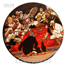 新疆舞手鼓维吾尔族演出乐器餐厅装饰品彩绘摆挂件旅游纪念品礼品