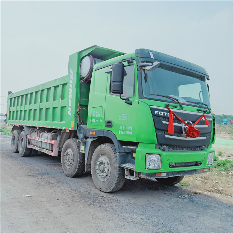 东风天龙kc后八轮渣土车 二手自卸式垃圾车 二手后八轮自卸翻斗车