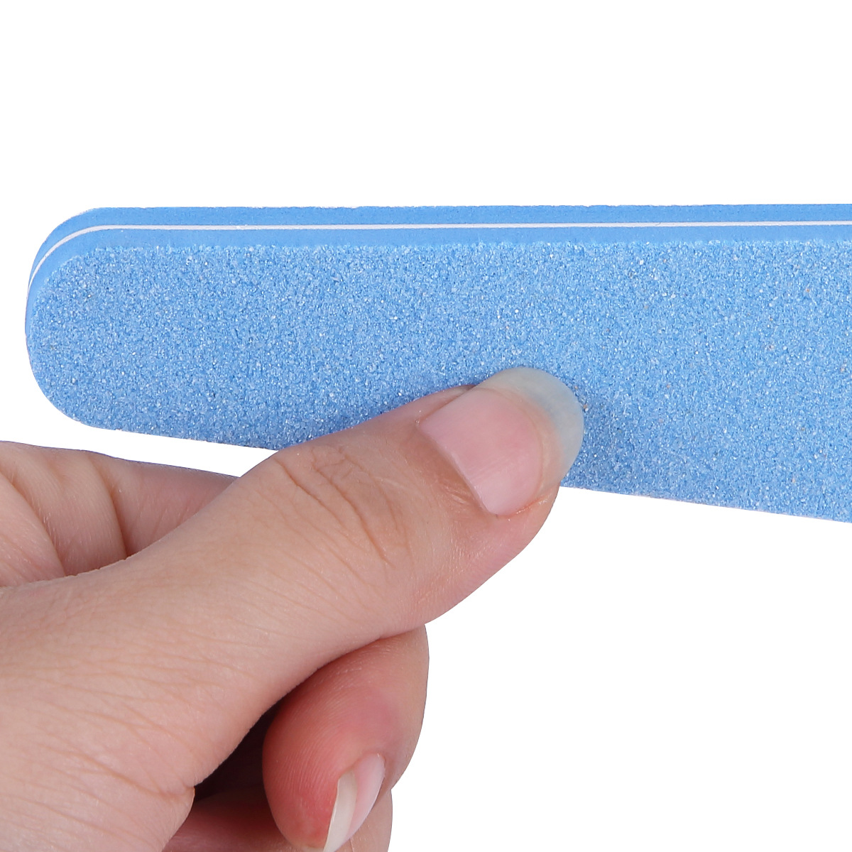 正品jiakou美甲菱形双面粗细海绵搓条光疗护理指甲面打磨搓条美甲