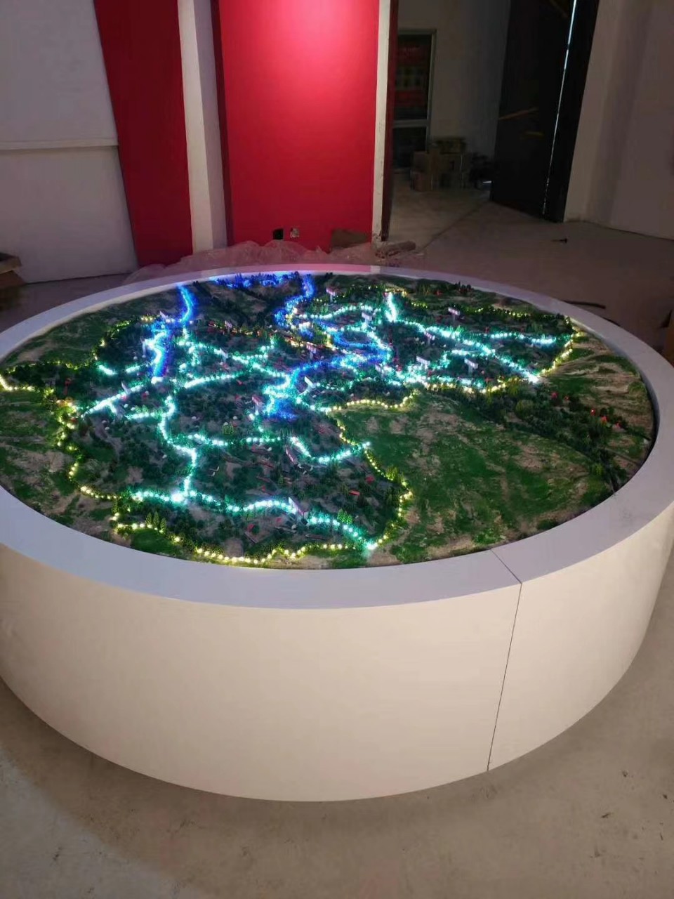 投标写字楼沙盘模型 中山大学体育馆模型制作