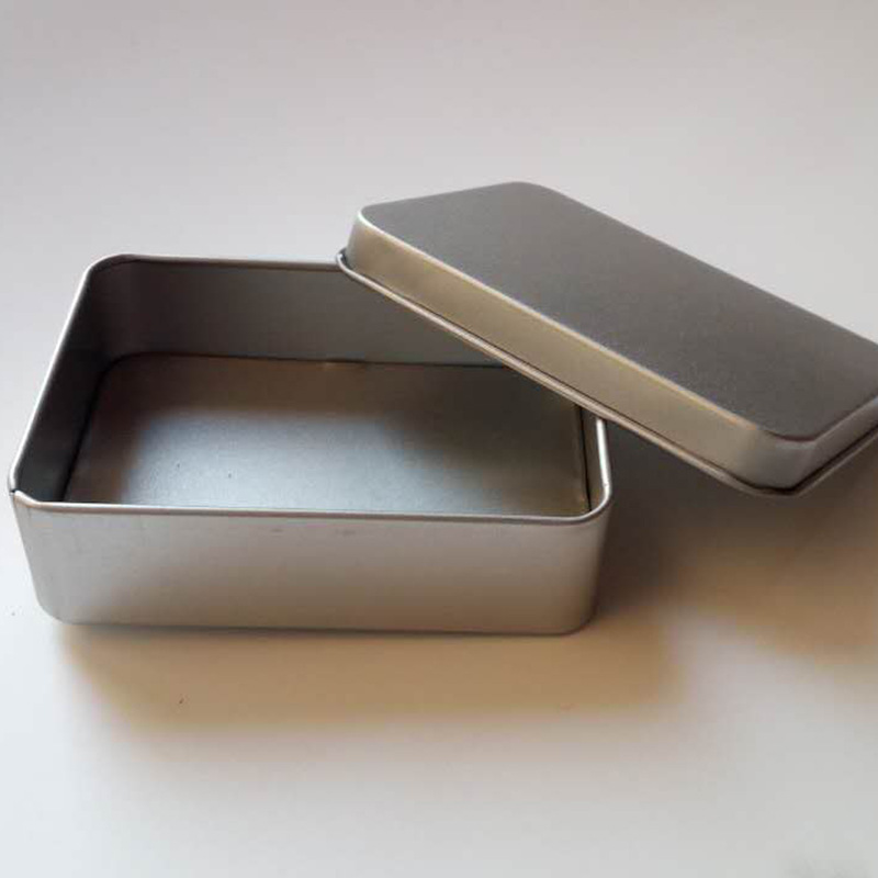 厂家批发 空白磨砂铁方盒 卡片扑克牌盒 金属马口铁盒长方形定制