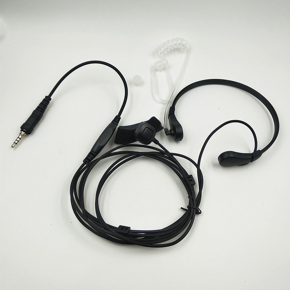 适用八重洲vx-6r vx-7r ft60r ft-277r对讲机喉控耳机 战术喉麦