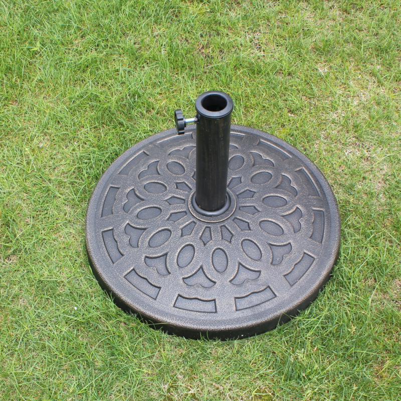 遮阳伞水泥伞座 中柱伞底座 伞配件庭院伞塑泥水泥伞座 厂家直销
