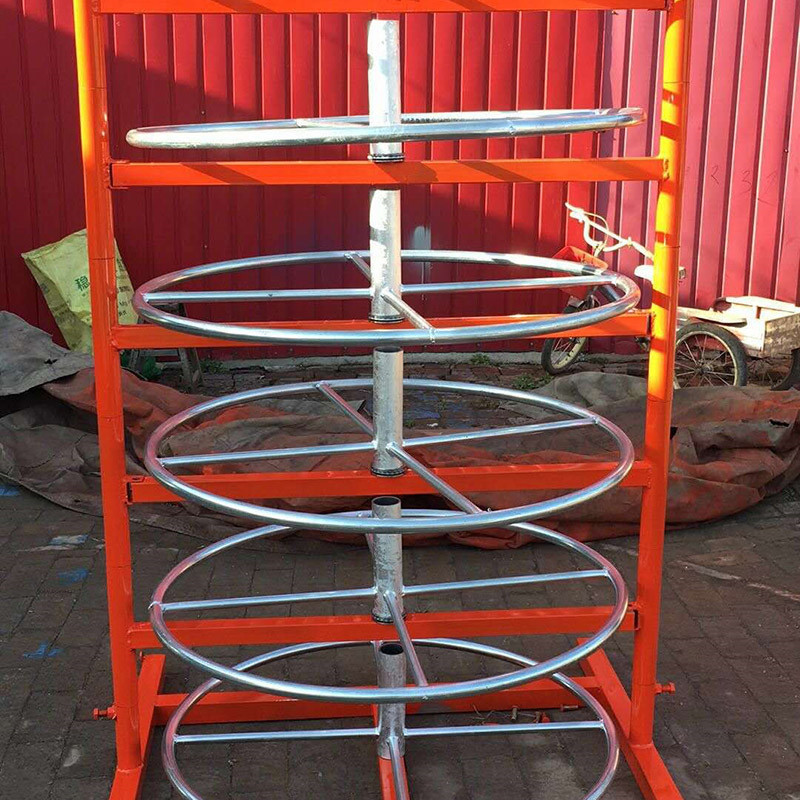 胶管架子 胶管盘架 厂家直销加工胶管缠绕架子 胶管立式整理轴架