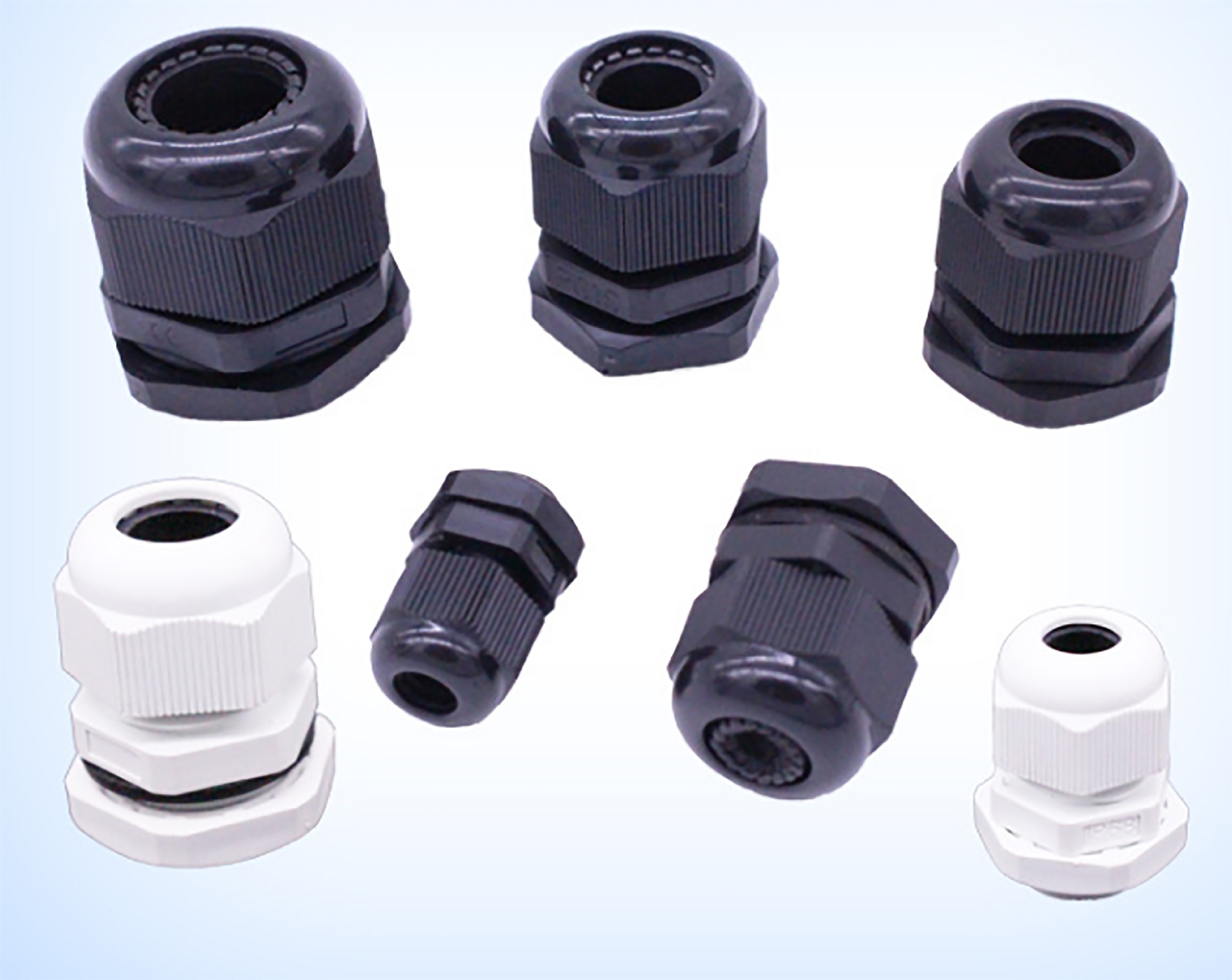 厂家直供尼龙电缆防水接头塑料密封固定头连接器线缆格兰头批发